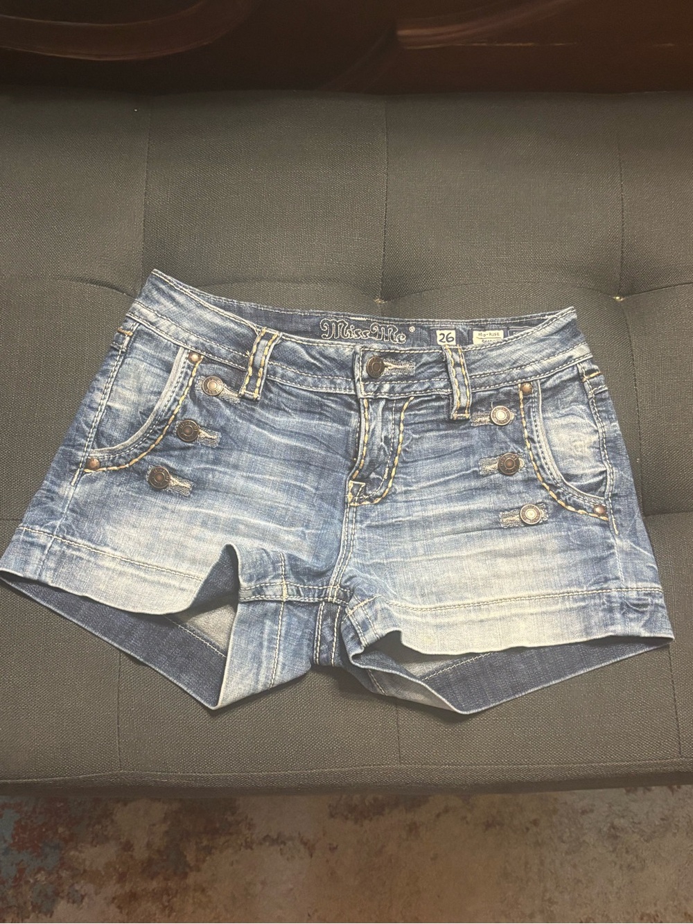 Miss Me Blue Denim Women's Shorts size 26